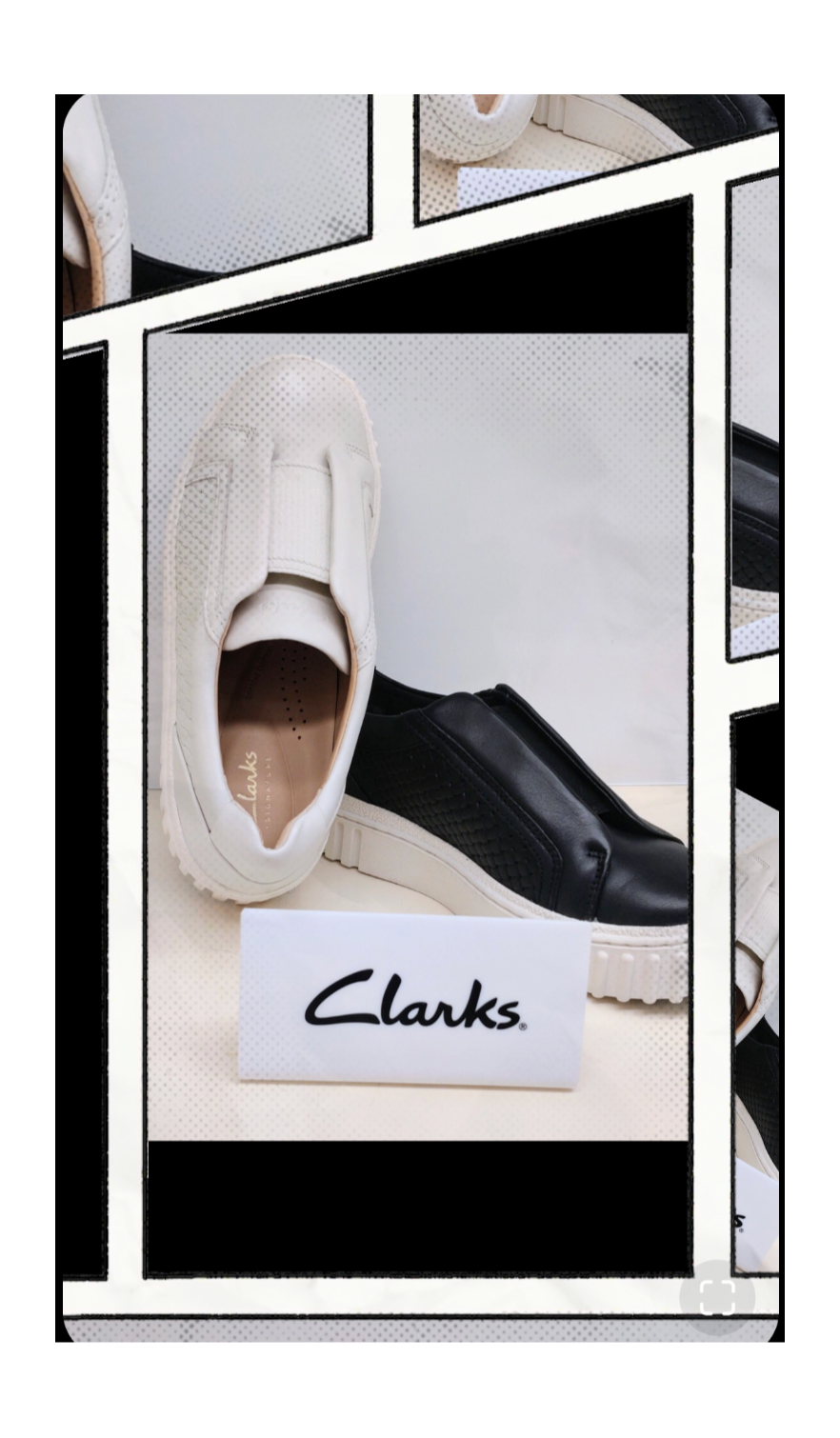 クラークスのスニーカー👟